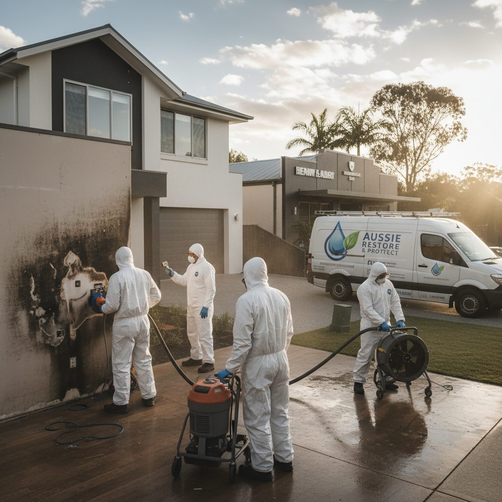 Expert water damage and mould restoration services protectin...