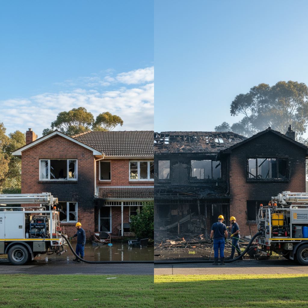 Expert water and fire damage restoration services for Austra...