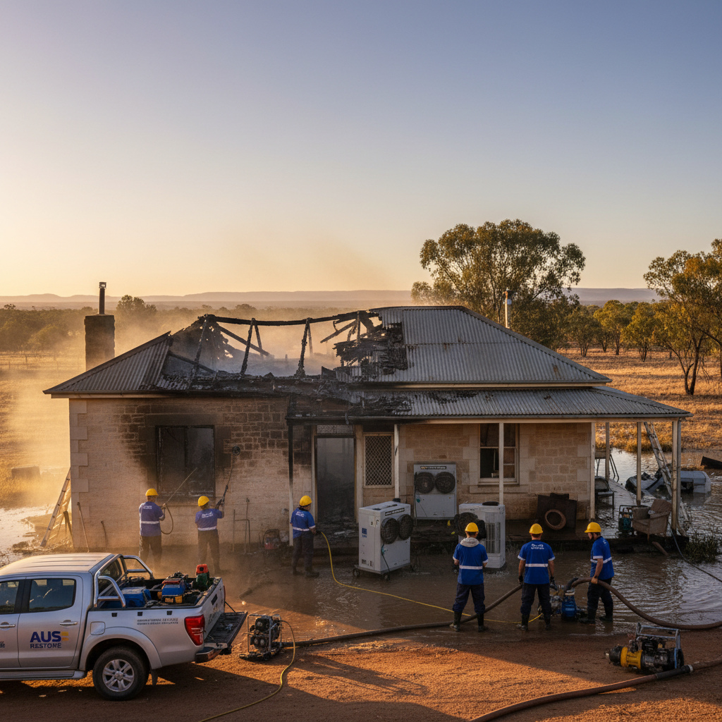 Expert water and fire damage restoration services across Aus...