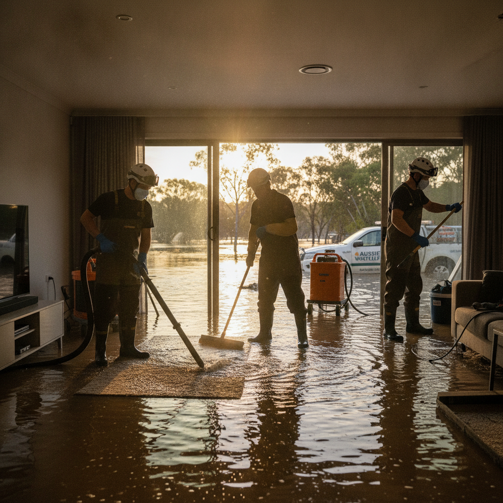 Expert water damage restoration and emergency flood cleanup...